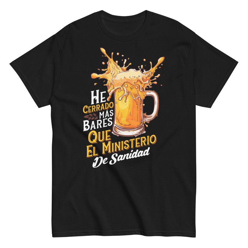 Camisetas: He Cerrado muchos Bares Cerveza