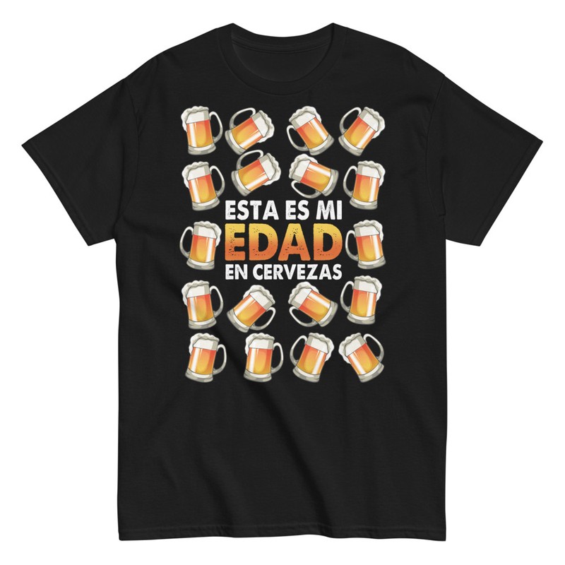 Camisetas: Edad en Cervezas Cumpleaños 18