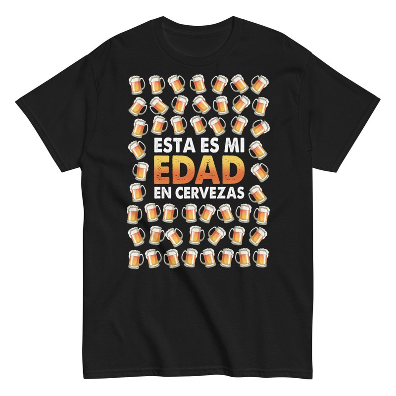Camisetas: Edad en Cervezas Cumpleaños 50