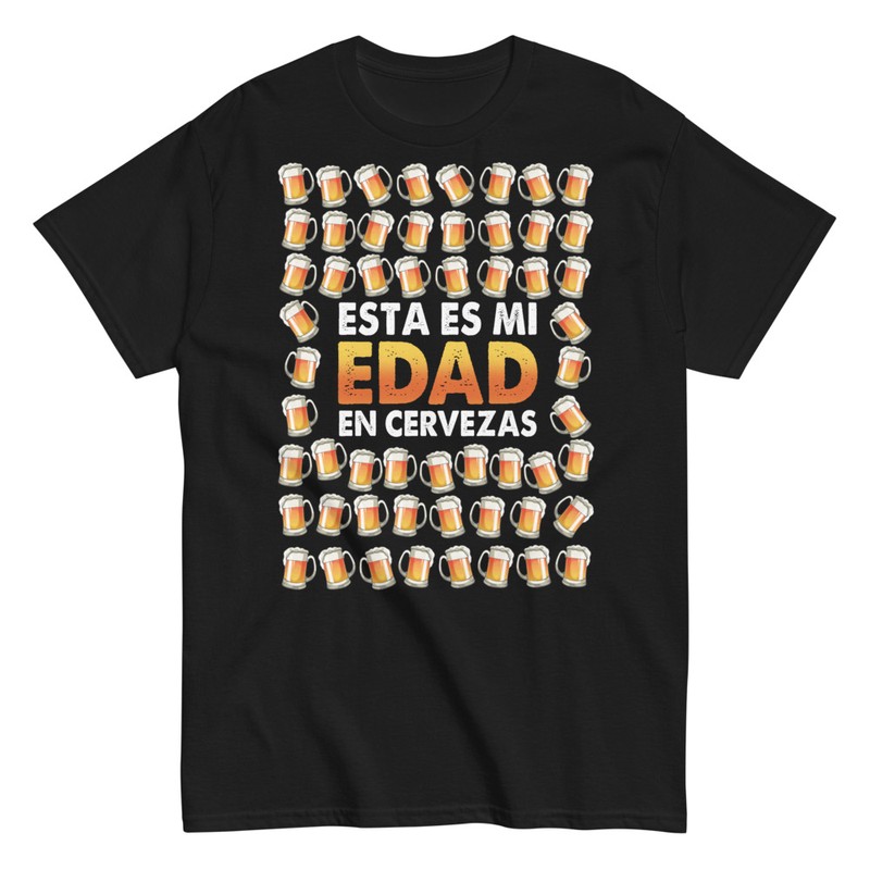Camisetas: Edad en Cervezas 55 Cumpleaños