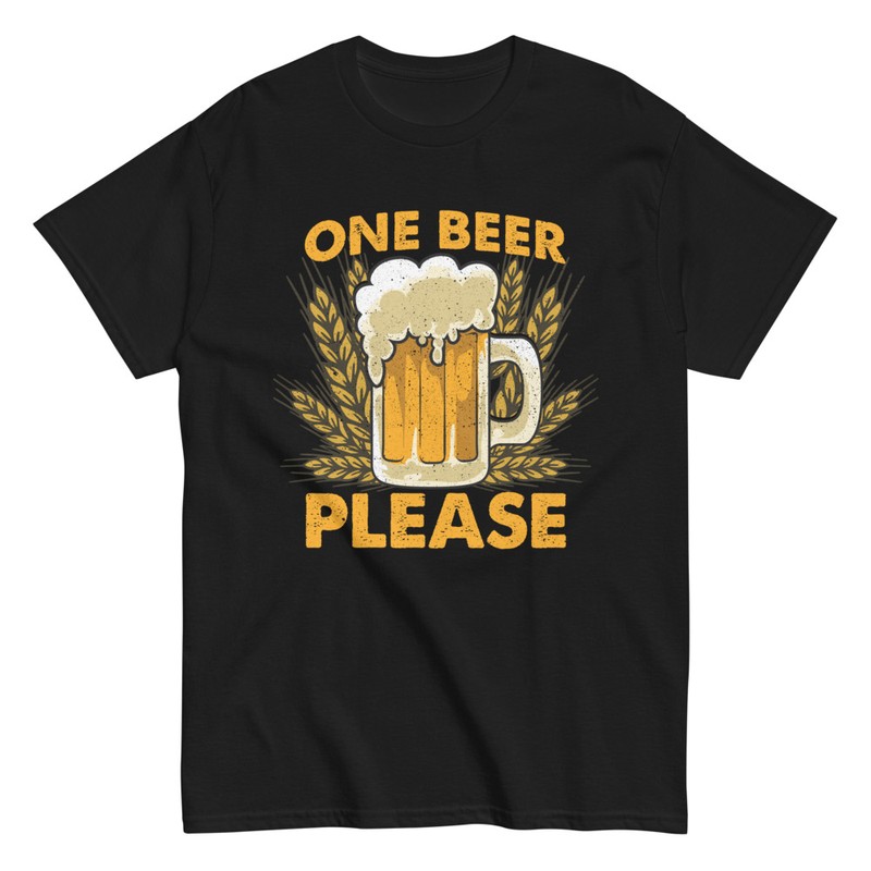 Camisetas: One Beer Please Para Pedir Cervezas