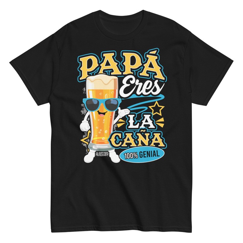 Camisetas: Papá Eres La Caña Cerveza