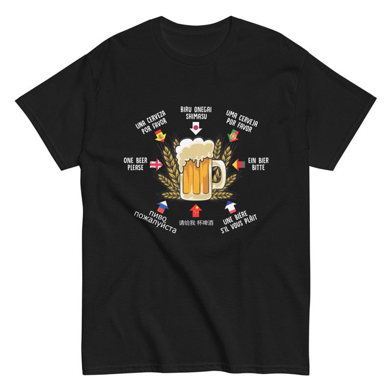 Camisetas: Como Pedir Una Cerveza En Idiomas
