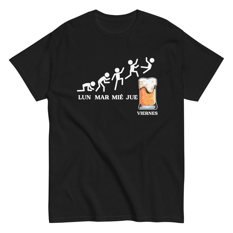 Camisetas: Evolución Humana Semana Cerveza