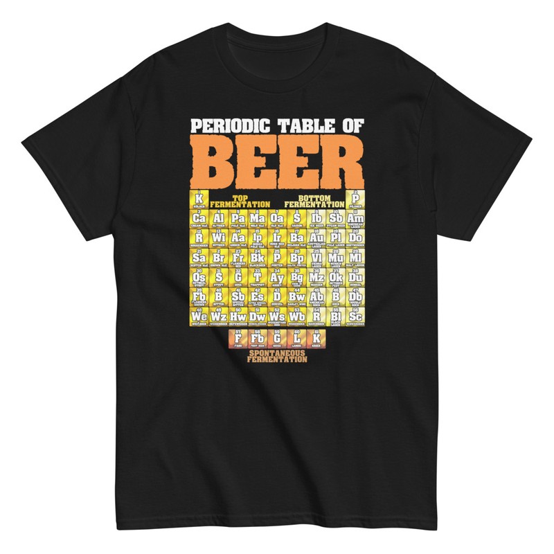 Camisetas: Cervezas Tabla Periódica Química