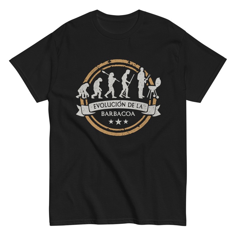 Camisetas: Evolución Humana de la Barbacoa