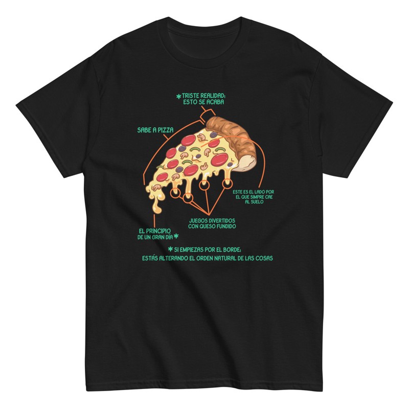 Camisetas: Pizza y Sarcasmo en Cada Mordisco