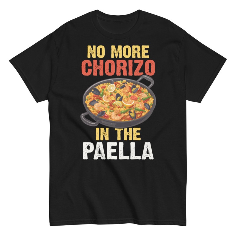 Camisetas: Paella Sin Chorizo Humor
