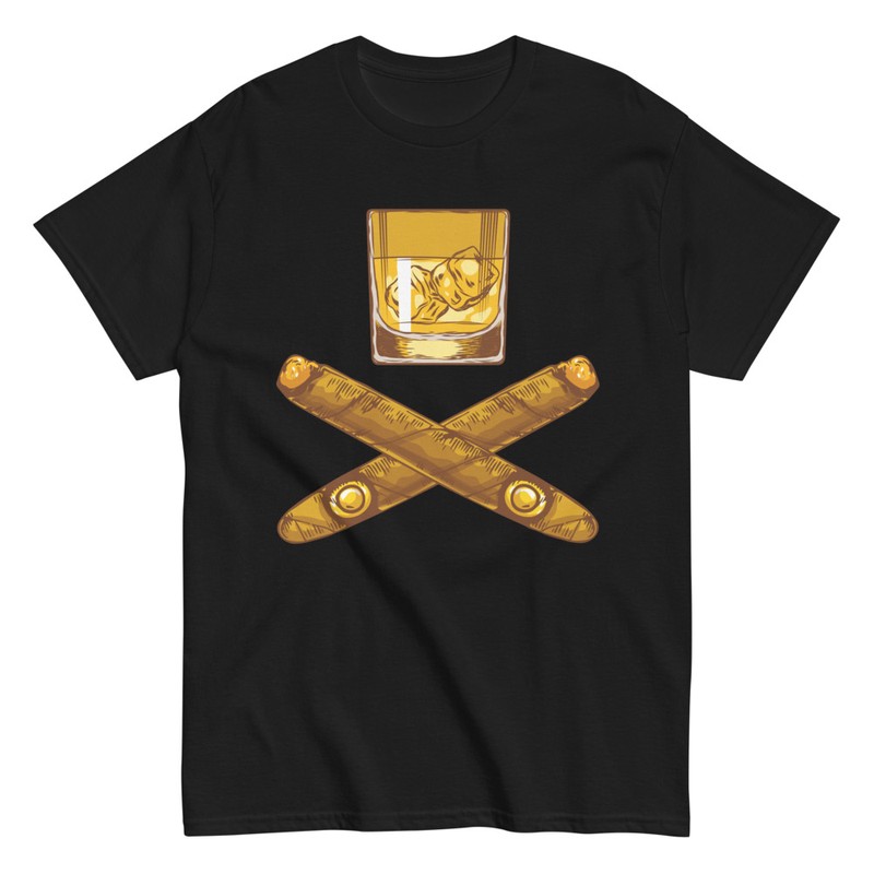 Camisetas: Whisky y Puros para Amantes del Buen Estilo