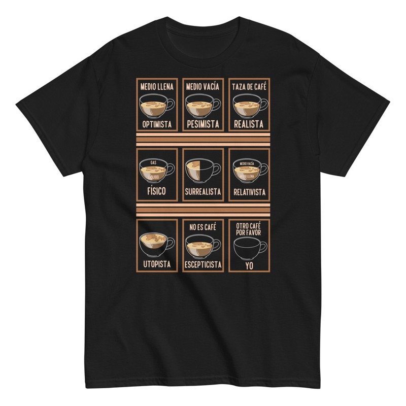 Camisetas: Tazas de Café Psicoanálisis y Estados de Ánimo