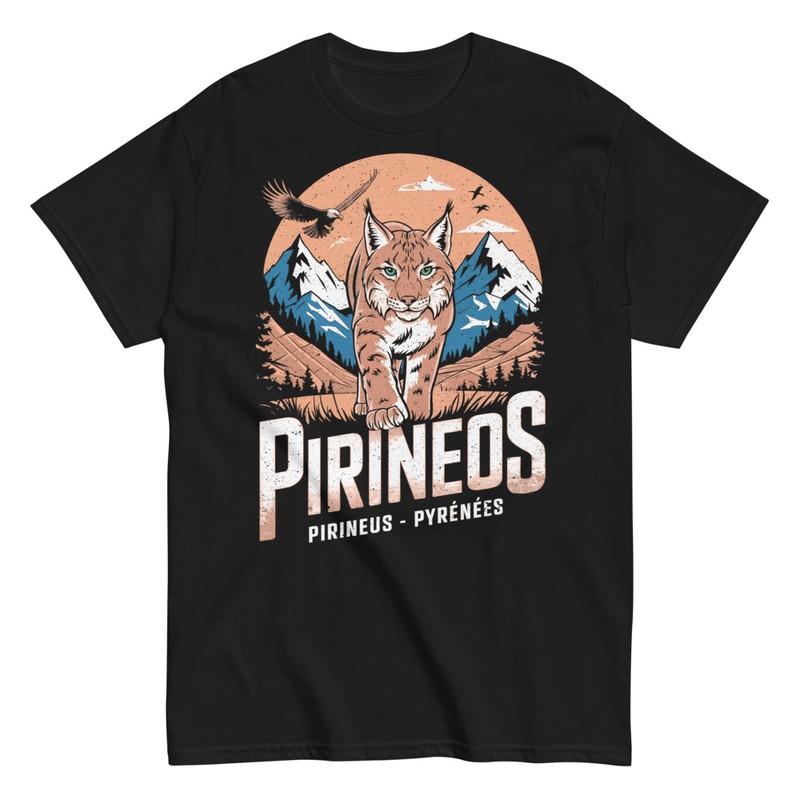 Camisetas: Lince en los Pirineos