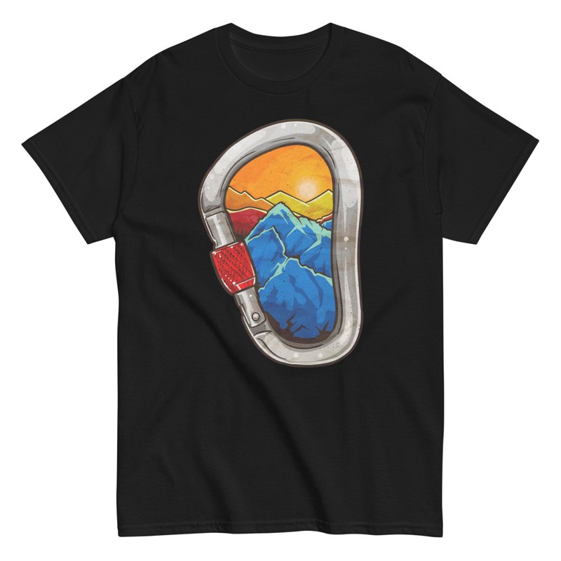 Camisetas: Mosquetón de Montaña y Paisaje