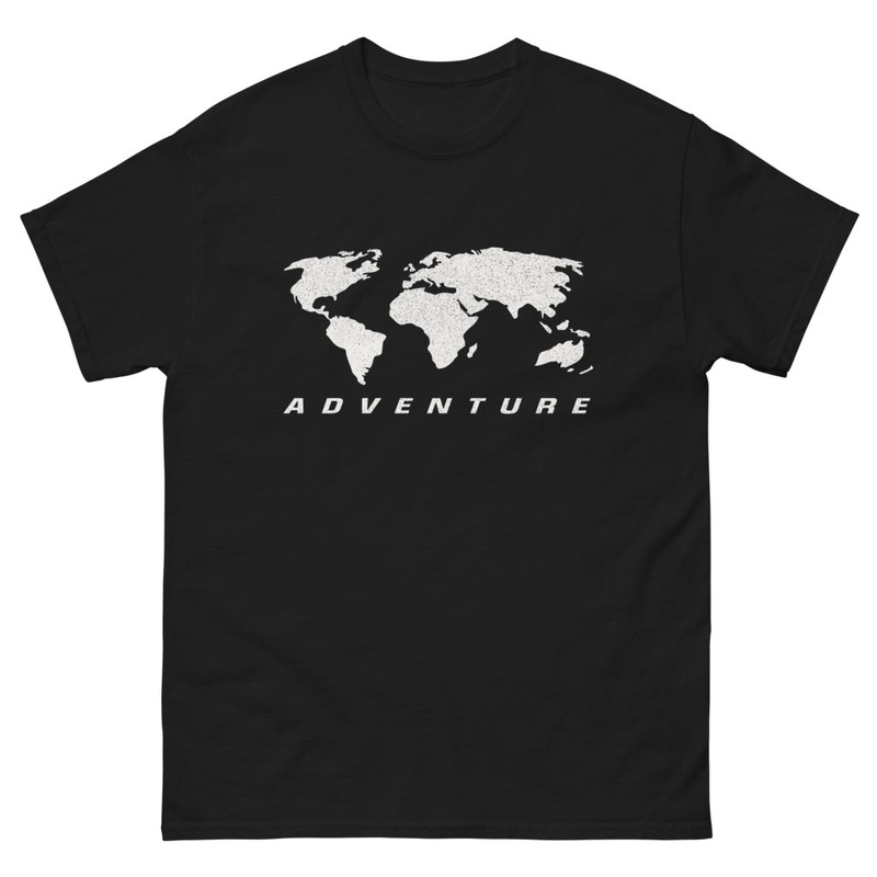 Camisetas: Mapa del Mundo Aventura