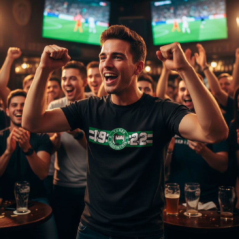 Camisetas: Verds Mequinensa 1922 CDM Hooligans