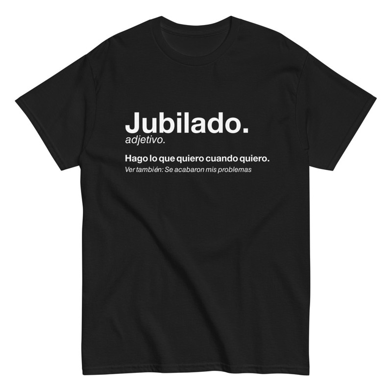Camisetas: Camiseta definición graciosa jubilado