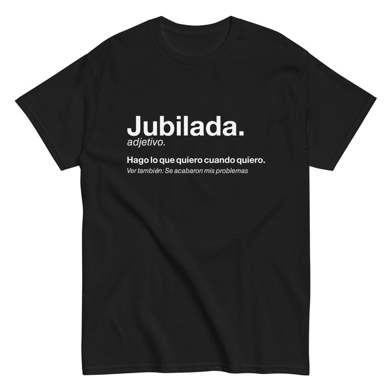 Camisetas: Definición Divertida Jubilada