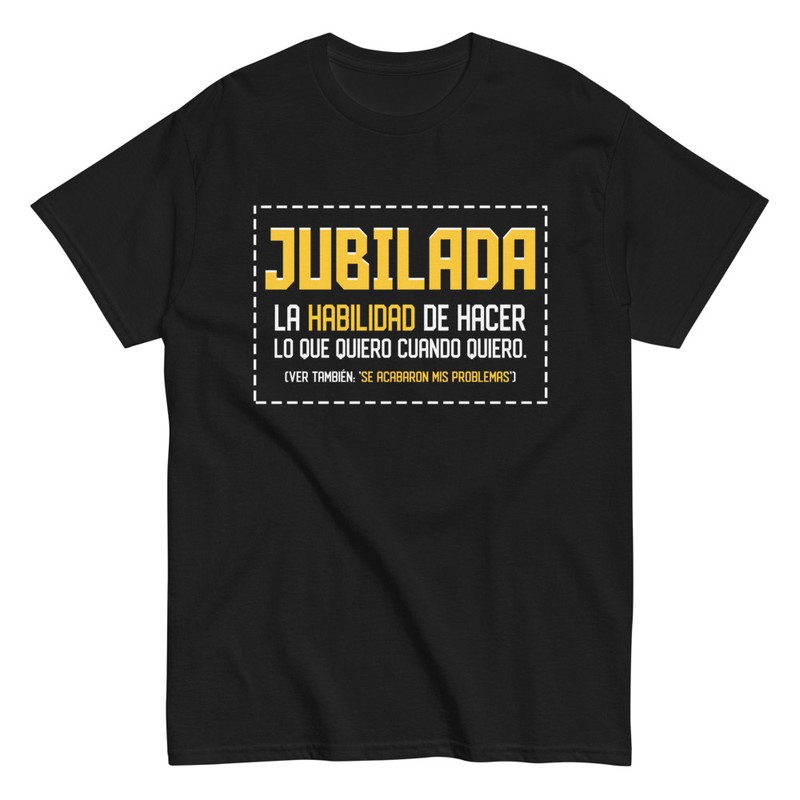 Camisetas: Camiseta graciosa 'Jubilada'