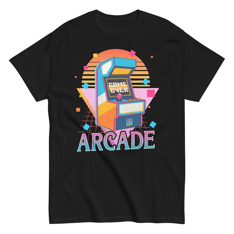 Camisetas: Máquina Arcade Retro Game Over