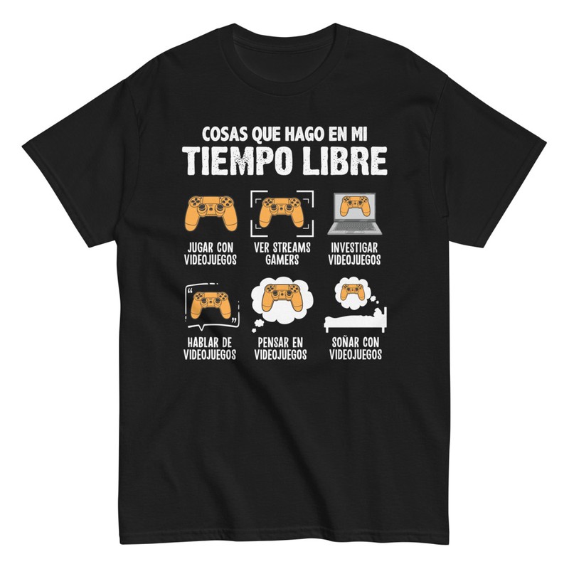Camisetas: Gamer Cosas Que Hago En Mi Tiempo Libre