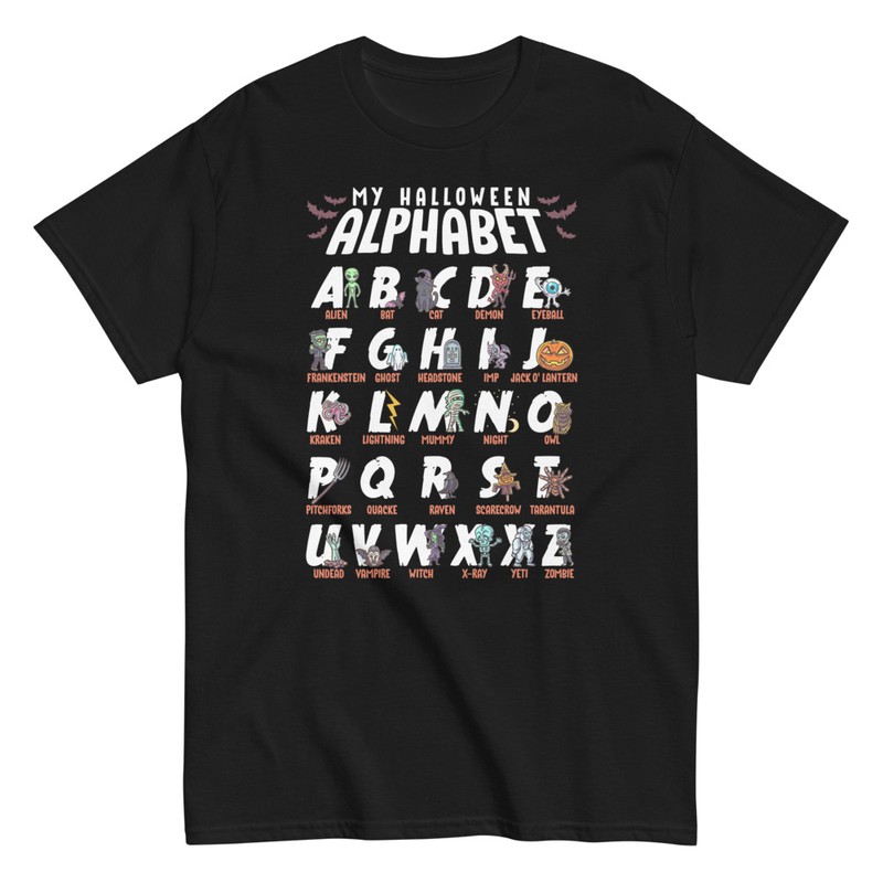 Camisetas: Mi Alfabeto de Halloween
