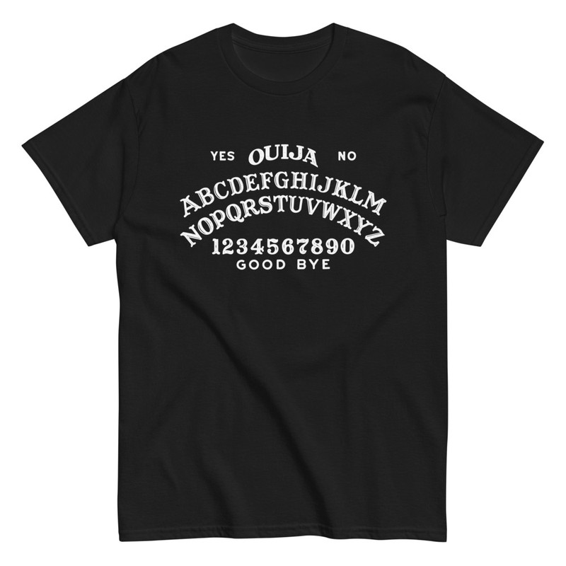 Camisetas: Alfabeto Ouija Halloween