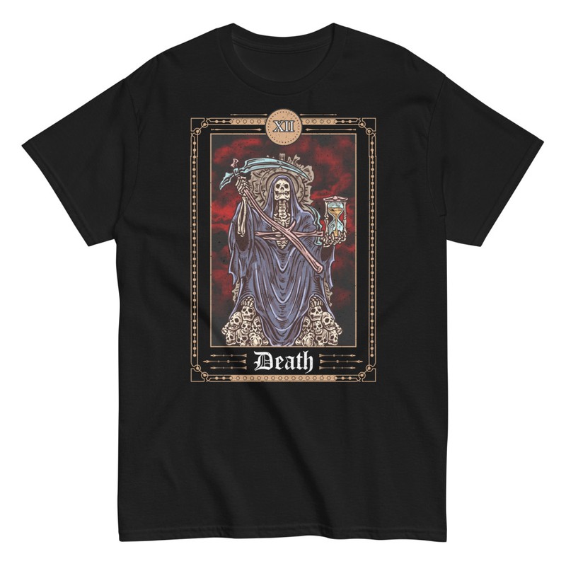 Camisetas: Camiseta Tarot Muerte Ocultismo