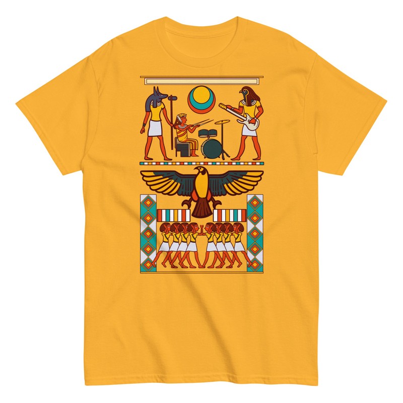 Camisetas: Banda de Rock Parodia del Antiguo Egipto
