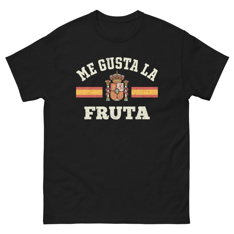 Camisetas: Me Gusta La Fruta Escudo de España