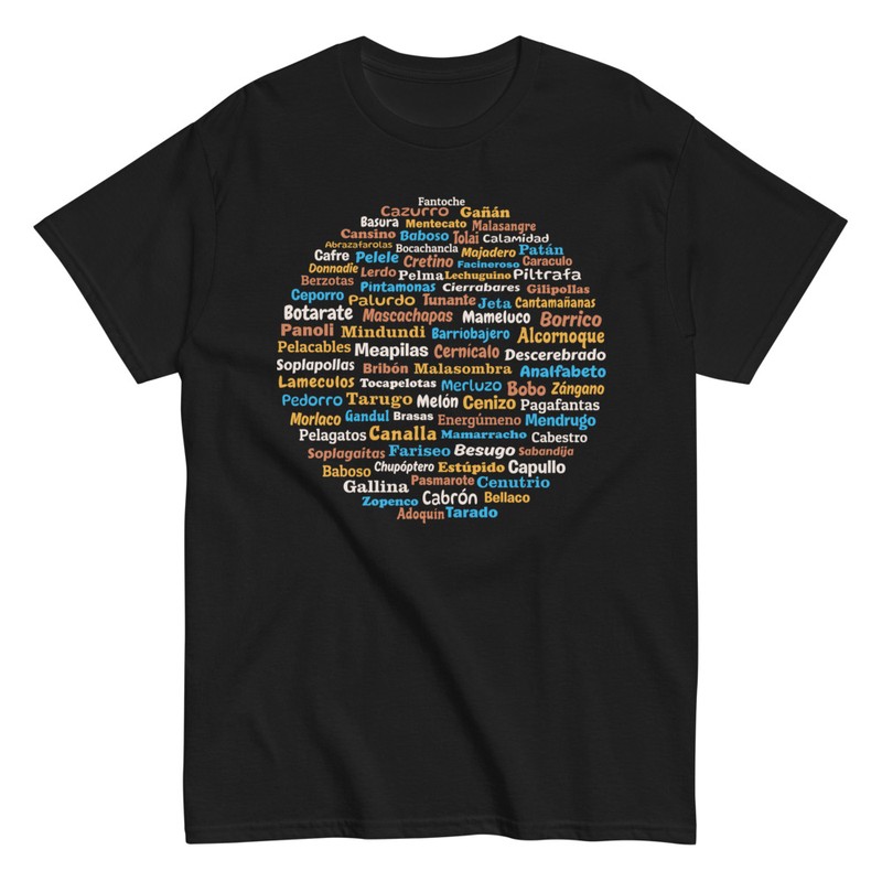 Camisetas: Camiseta Graciosa Insultos en Castellano