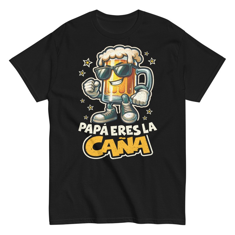 Camisetas: Papá Eres La Caña Cerveza