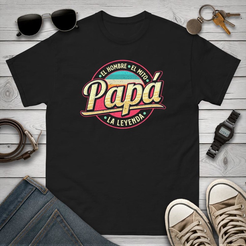 Camisetas: Papá: El Hombre, El Mito, La Leyenda