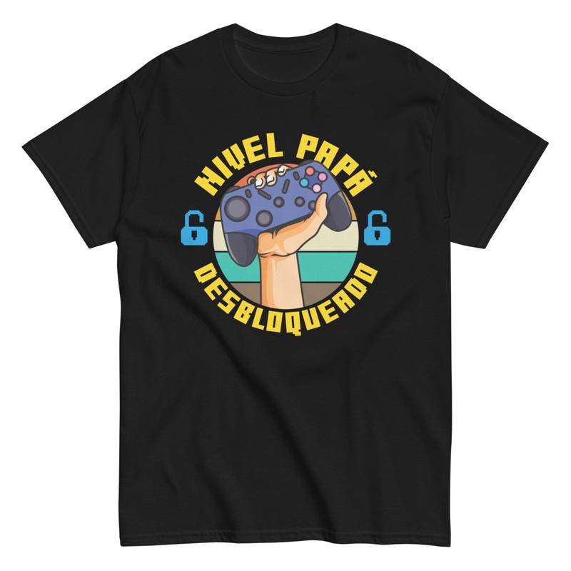 Camisetas: Nivel Papá Desbloqueado Gamer