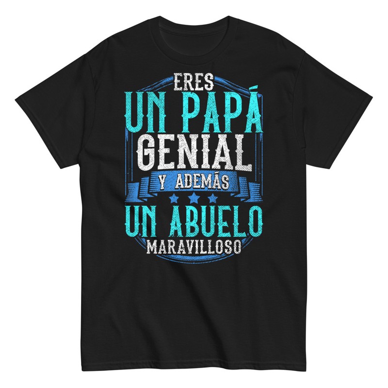 Camisetas: Papá Genial Abuelo Maravilloso