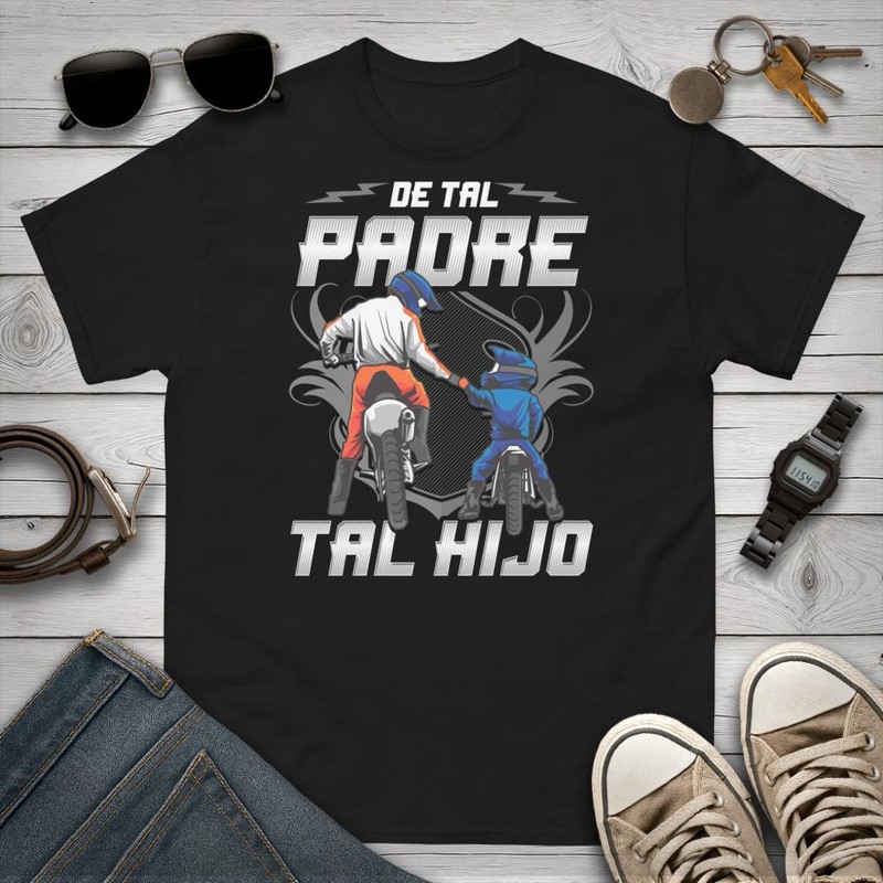 Camisetas: De Tal Padre Tal Hijo Motocross