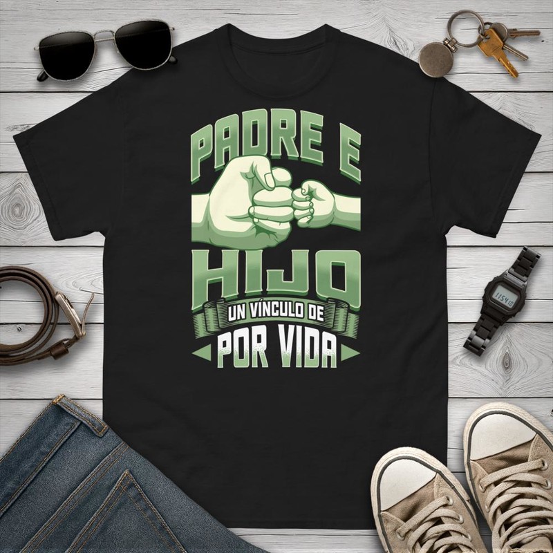 Camisetas: Padre e Hijo Vínculo de Por Vida