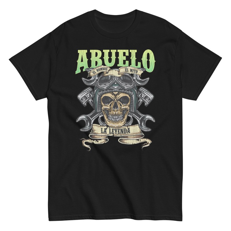 Camisetas: Abuelo Motero: El Hombre, El Mito, La Leyenda