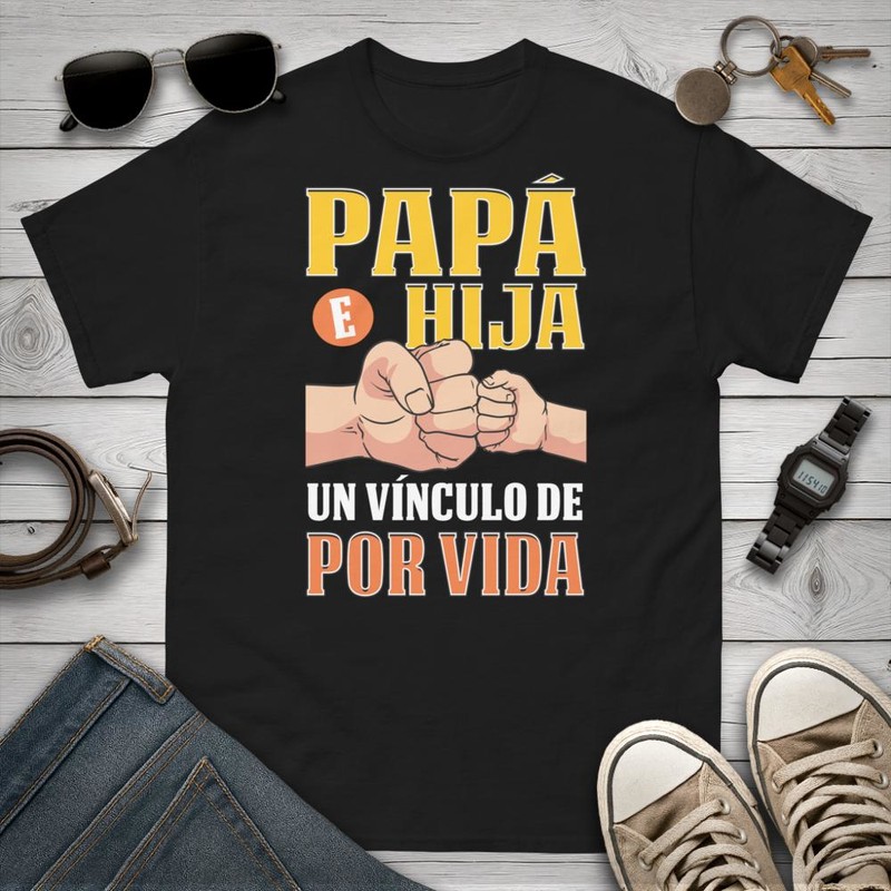 Camisetas: Papá e Hija Vínculo de Por Vida