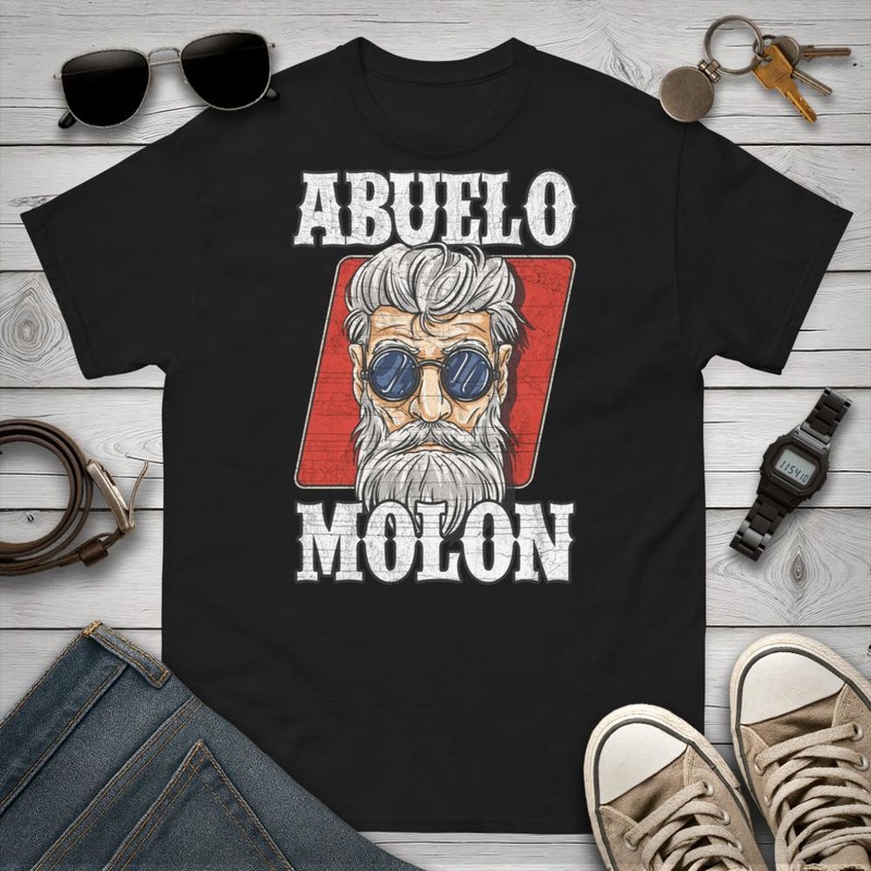 Camisetas: Abuelo Molón Hipster