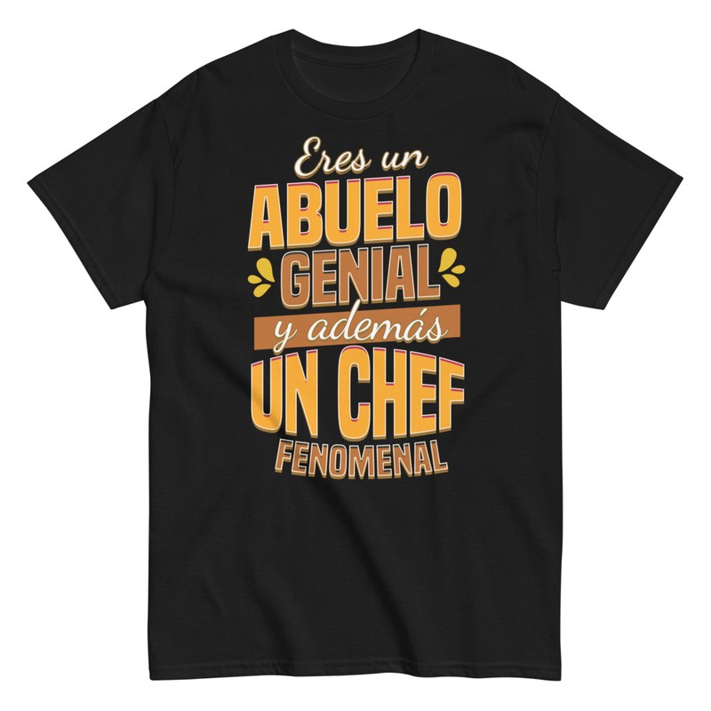 Camisetas: Abuelo Genial Chef Fenomenal