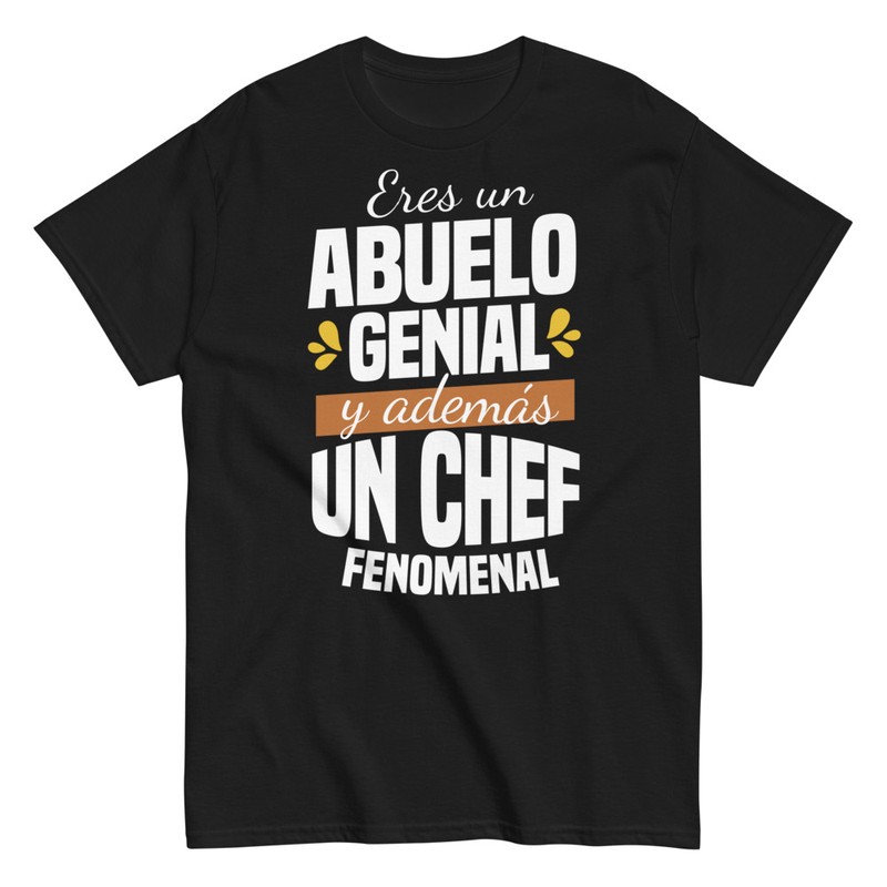 Camisetas: Abuelo Genial Chef Fenomenal