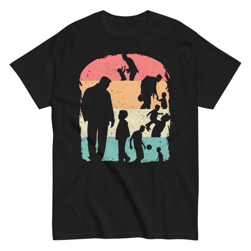 Camisetas: Siluetas Padre e Hijo Vintage
