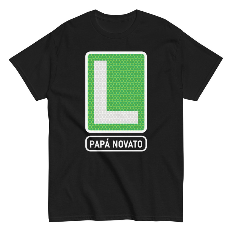 Camisetas: Padre Primerizo L de Papá Novato