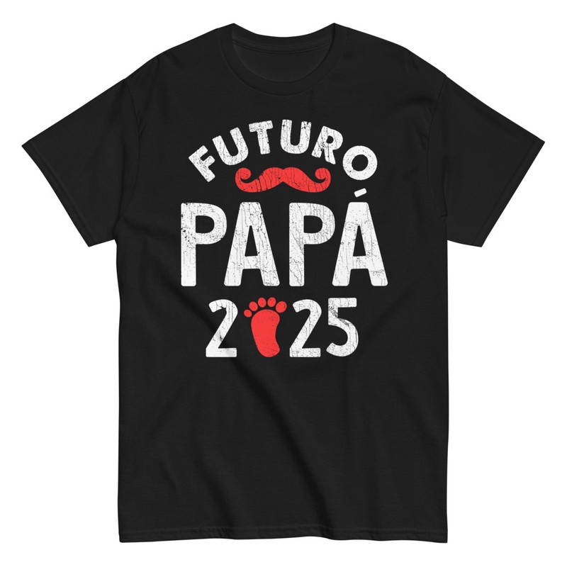 Camisetas: Futuro Papá 2025 Celebración