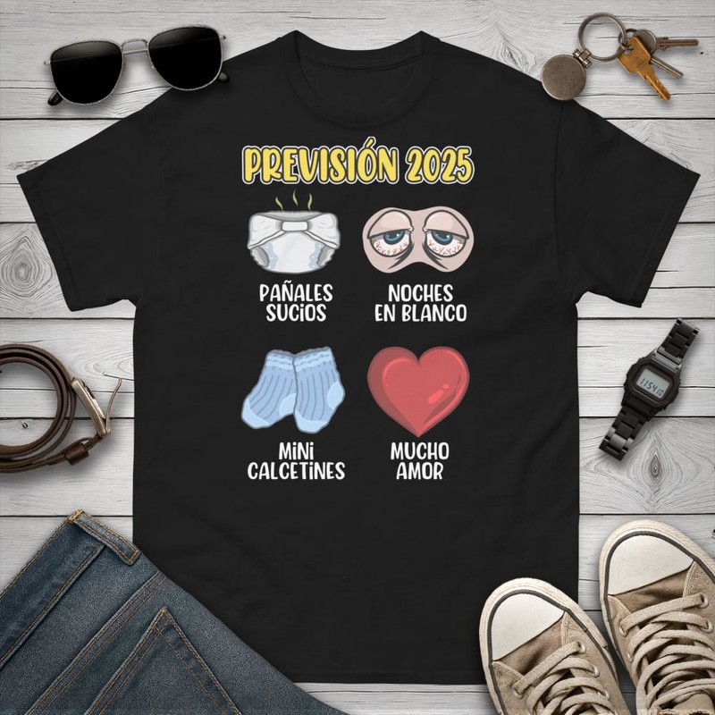 Camisetas: Previsión 2025 para Futuro Papá