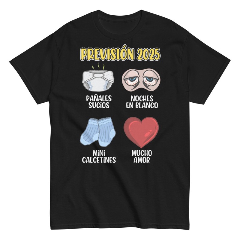 Camisetas: Previsión 2025 para Futuro Papá