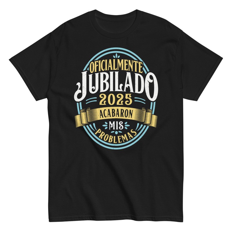 Camisetas: Oficialmente Jubilado 2025