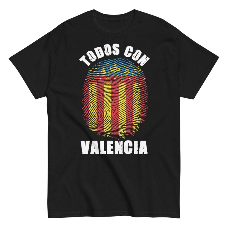 Camisetas: Todos Con Valencia Apoyo Dana