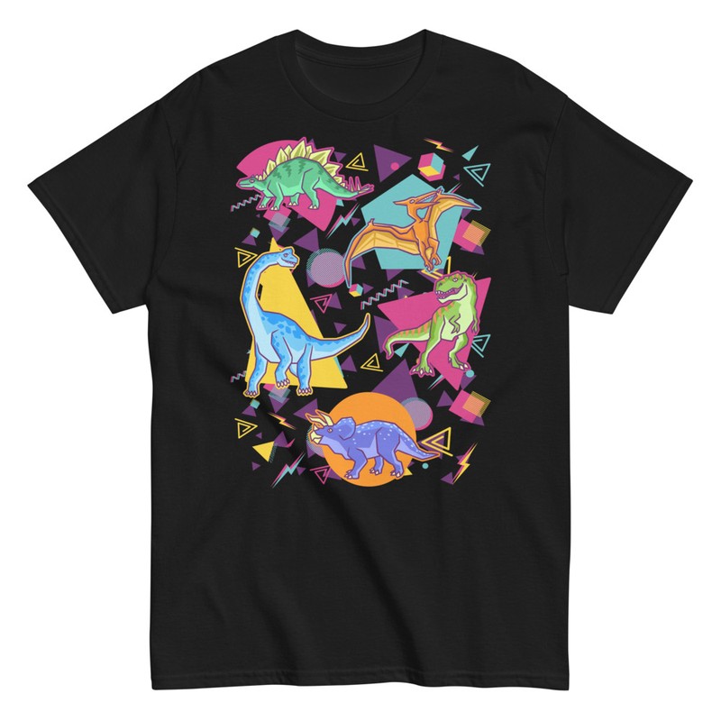 Camisetas: Dinosaurios Divertidos 90s