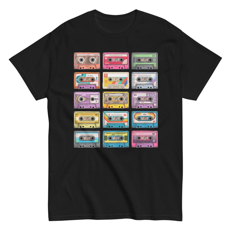 Camisetas: Cintas de Cassette Retro