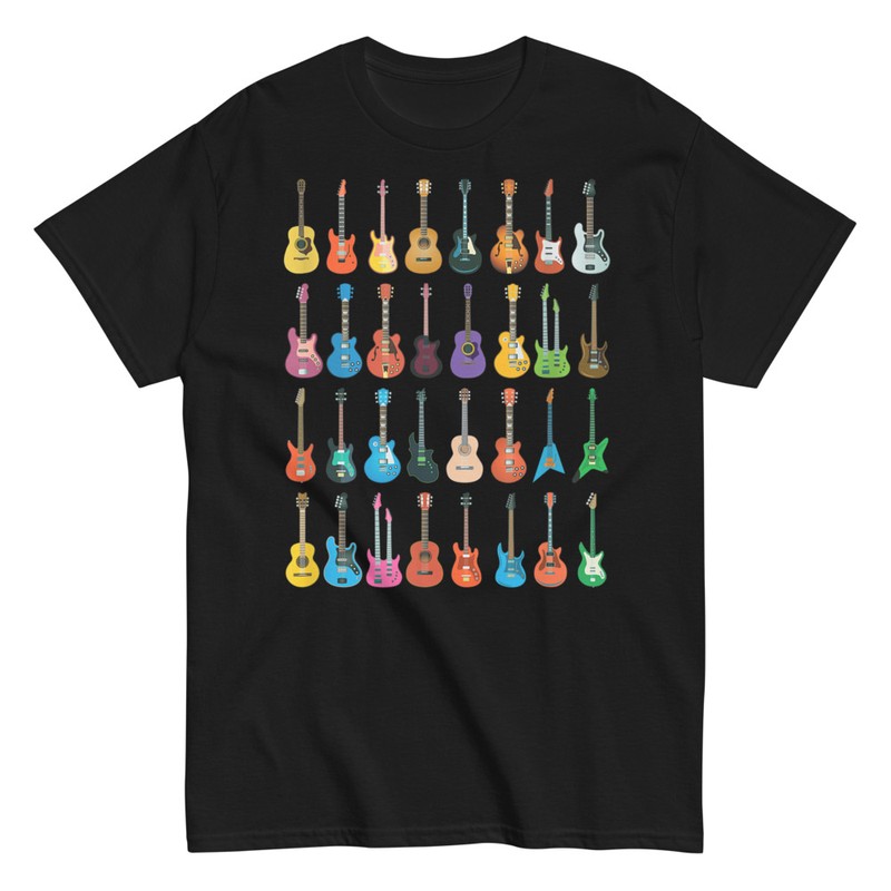 Camisetas: Colección de Guitarras Rock